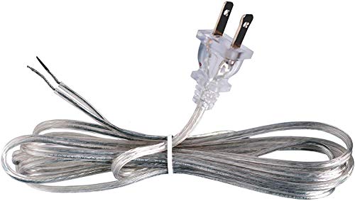 Creative Hobbies Make a Lamp or Repair Kit - All Essential Hardware, 3 Way Socket, and Matching Electric Cord (Silver) - color: Silver