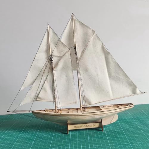 Avtytsda 1/87 Scale DIY Hobby Wooden Ship Science Equipmen Assembly Model Boat Kits Sailing Boat Kit Ship Craft Laser-Cut Model Kits to Build - size: 1/87