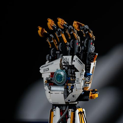 UNCLE BRICK Technical Robotic Hand Building Blocks Kit,Equipped with 4 Motors and Can Be Remotely Controlled,Set for Aged 8-14 and Aldult,Suitable As A Holiday Or Birthday Gift for Children(1622 PCS)
