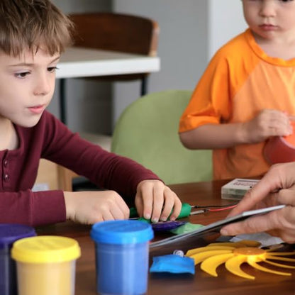Squishy Circuits Green Engineering Kit - Explore Electrical Circuits, Solar Power, Wind Power and More with Play Dough - STEM Science Kits for Kids Age 8-12 - style: Green Kit