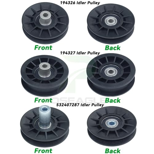 532194326 Idler Pulley with 532194327 Pulley 532407287 Pulley - size: 1x532194326+1x532194327+1x532407287