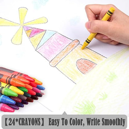 DLUCKY 208 PCS Art Supplies Drawing Art Kit Adults for Kids Art Set,Black - color: BLACK
