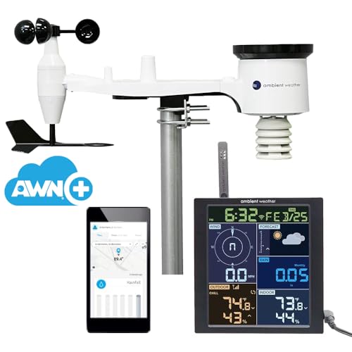 Ambient Weather WS-1965 Wi-Fi Weather Station with AWN+ Included - style: 1yr AWN+ w/ WS-1965