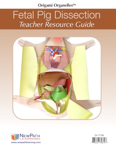 NewPath Fetal Pig Dissection 3-D Paper Model Making Kit, Set/5 Full-Color, Paper Model Templates & Teachers Guide (24-7740)