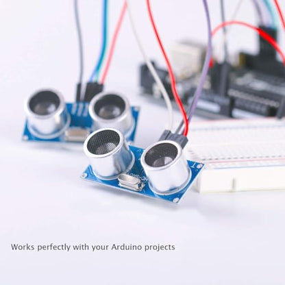 ELEGOO MEGA R3 Starter Kit and 5PCS Ultrasonic Sensor Kit Bundle for STEM