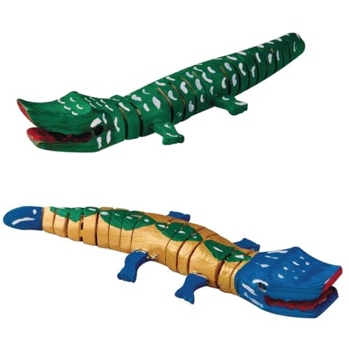 Flexible Wood Crocodile Craft Kit Pk12