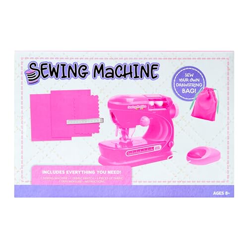 Anker Play 500659/DOM Starter Sewing Machine for Kids with Ruler and Needle, 6 Pieces, Pink