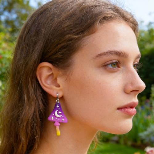 16Pcs Moon Star Polymer Clay Cutters Starry Sky Polymer Cutter for Clay Earrings Making Festival Jewelry DIY - color: Star and Moon