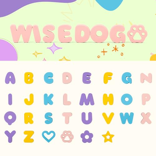 Wisedog Dog Charms for Collar, Pink, 19MM - color: Pink, size: 19mm