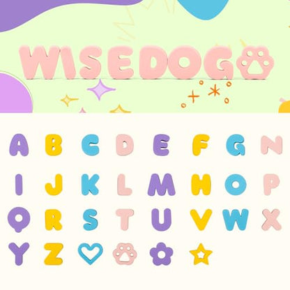 Wisedog Dog Charms for Collar, Pink, 19MM - color: Pink, size: 19mm