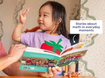 LOVEVERY, The Math Skill Set, Part 1 Hands-On Math, 9 Games and 3 Books, Pre-K to Kindergarten