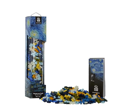 PLUS PLUS Inspired, Van Gogh Starry Night - Art History Building Set 350 pc - color: Van Gogh, Starry Night