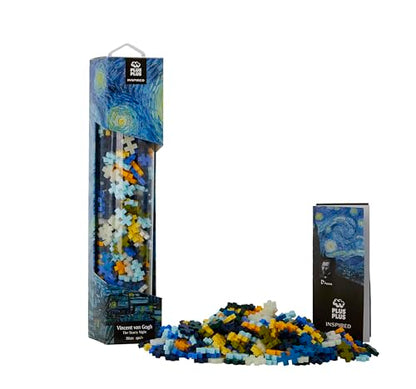 PLUS PLUS Inspired, Van Gogh Starry Night - Art History Building Set 350 pc - color: Van Gogh, Starry Night