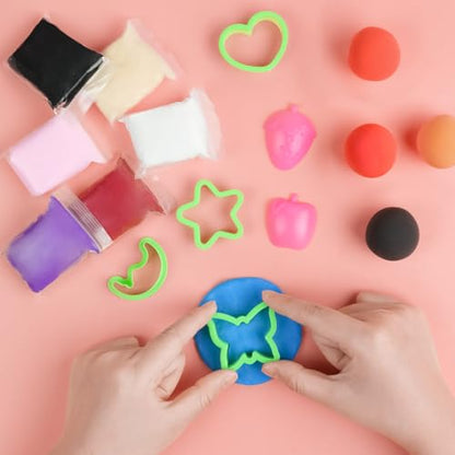 Ainiv Air Dry Clay Kit, 72 Colors DIY Model Magic Clay for Kids - color: 72 Colors