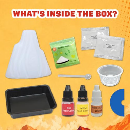 Butterfly Edufields Volcano Science Kit | STEM Education | Erupting Volcano Science Kit for Kids | Easter Gifts for Kids | Learning & Education Toys | Fun Gift for Boys & Girls | Science Experiments - style: Valcono Kit