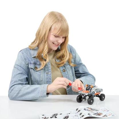 MECCANO Erector, 10 in 1 Model Race Truck Building Set, 225 Pieces, for Ages 8 and up, STEM Construction Education Toy