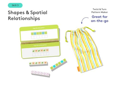 LOVEVERY, The Math Skill Set, Part 1 Hands-On Math, 9 Games and 3 Books, Pre-K to Kindergarten