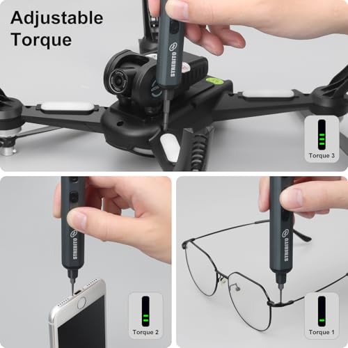 STREBITO Mini Electric Screwdriver Set, 70 in 1 Small Electric Screwdriver - style: Standard
