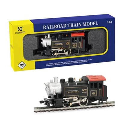 HTLNUZD 1/87 Model Train Set Narrow Gauge Model Railway Track, Nickel Silver Curved & Turnout Tracks, Perfect for Hobbyists & Train Collectors Premium Gift (96100)