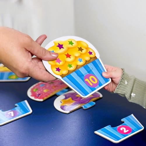The Learning Journey: My First Match It - Counting Cupcakes- 15 Piece Self-Correcting Matching Puzzles - First Learning Toys for Toddlers 2-5 - Award Winning Toys - size: 15 pieces, style: Modern