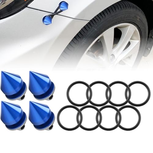 JDM Spike Bumper Quick Release Kit 4-Piece Blue - color: Spike Blue
