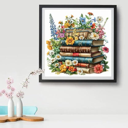 Diamond Art Kits for Adults,Book Flower Diamond Painting Kits 14X14 in - color: Wildflowers Book