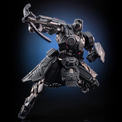 Pipigirl Moshow Assembly Free Mech Action Figure, Chang an Guard Mecha Special Police, Alloy Joints, 6.3 inch Collectible Mecha Kits - color: Jing01