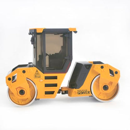 1/50 Scale Diecast Road Roller Toys Metal Engineering Road Planer Vehicle Truck Toy Construction Vehicles Model for Kids (1:50 Road Roller) - color: 1:50 Road Roller