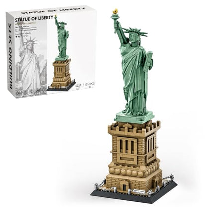 CAXIMSY Statue of Liberty Building Block Set NYC Landmark for Adults - color: Statue of Liberty