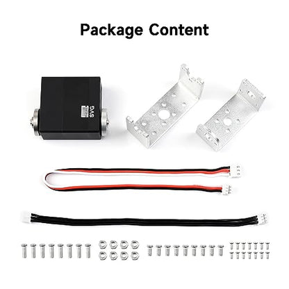 Waveshare 40kg.cm Metal Serial Bus Servo, High Precision and Large Torque, with Programmable 360 Degrees Magnetic Encoder and Brushless Motor