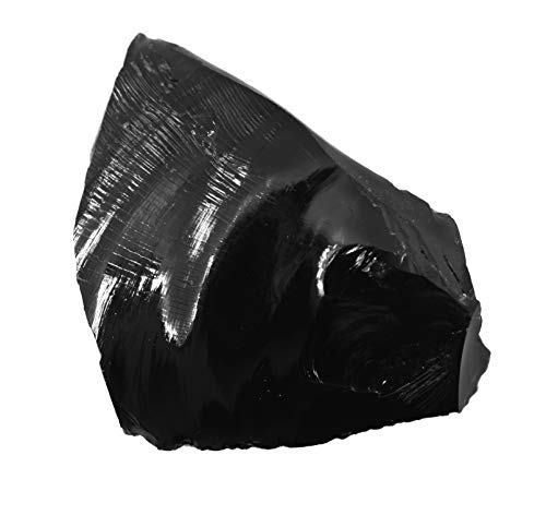 EISCO Raw Obsidian, Igneous Rock Specimen - Approx. 1"- Geologist Selected & Hand Processed - Great for Science Classrooms