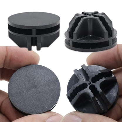 16-Pack Black Plastic Wire Cube Grid Connectors for Closet Shelf - color: 16pcs Black