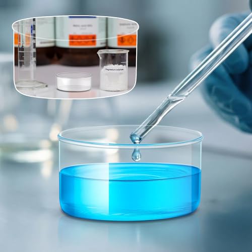 Treela 4 Pcs Glass Petri Dish, Crystallization Dishes, 740 ml Borosilicate
