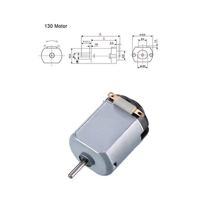 5Pcs Micro 130 Motor Small DC Motor Mini Micro DC 1.5-3V 15000RPM Motor for DIY Projects Hobbies Science Experiments