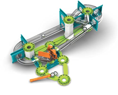 Geomag - Mechanics Gravity Race Track - Educational and Creative Game for Children - Magnetic Building Blocks, Race Track with Magnetic Blocks, Recycled Plastic - Set of 67 Pieces