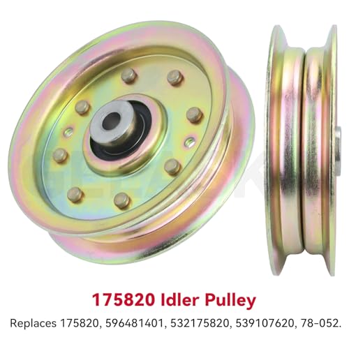 GELASKA 2Pack 175820 Idler Pulley for Husqvarna 48 inch Z4822 Z4824 GTH2548 - color: A10 2x175820