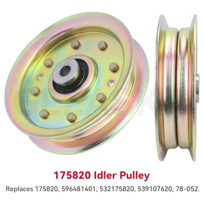 GELASKA 2Pack 175820 Idler Pulley for Husqvarna 48 inch Z4822 Z4824 GTH2548 - color: A10 2x175820