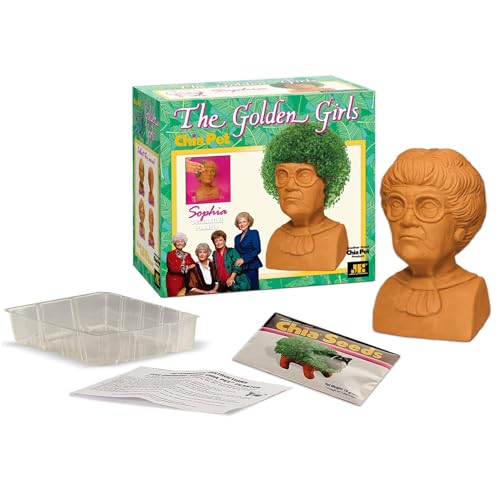 Chia Pet Golden Girls Sophia Terracotta Planter with Seed Pack - style: Golden Girls - Sophia