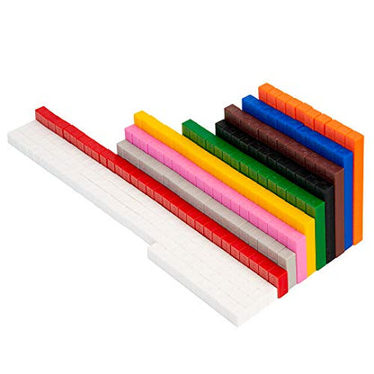 Kids First Math: Number Rods Math Kit w/Activity Cards | Develop Skills in Counting, Sorting, Sequencing, Graphing, Measuring & More | Visual Hands-on Math for At-Home or Classroom Learning, Ages 3+