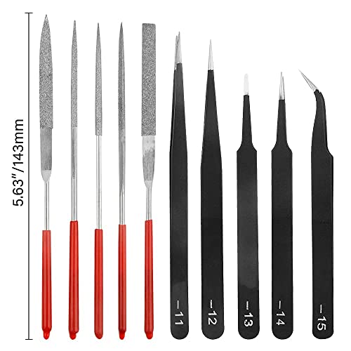 24Pcs Gundam Model Tools Kit Hobby Building Tools Modeler Basic Tools Craft Set for Car Model Building Repairing and Fixing - size: 24P