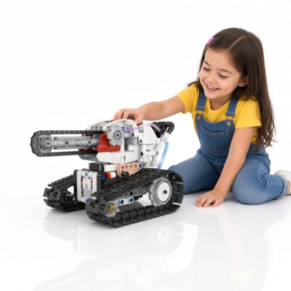 5-in-1 STEM Robot Building Kit. Hands-on Educational Robotic & Engineering Construction Toy, RC and Programmable App Control, Gifts for Kid Boys Girls Ages 5 6 7 8 9 10 11 12 13