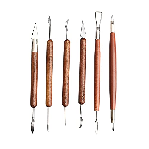 S & E TEACHER'S EDITION 6 Pcs Pottery & Clay Sculpting Tools - size: 6 PCS