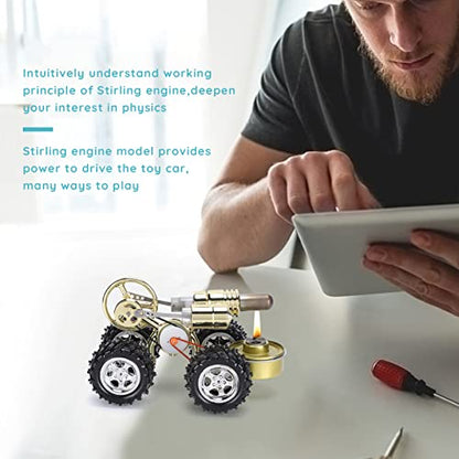 Gugxiom Hot Air Stirling Engine Kit, Mini Engine Kit