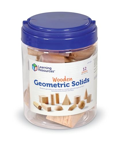 Learning Resources Wooden Geometric Solids