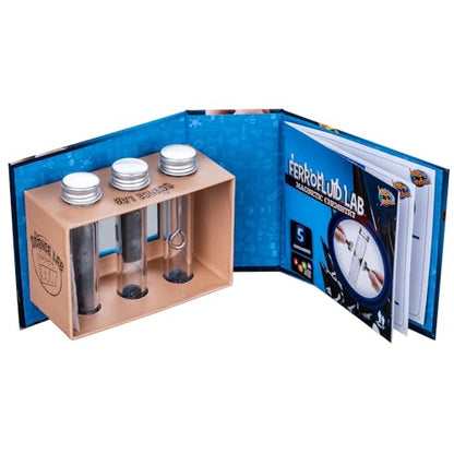 Ferrofluid Lab Magnetic Chemistry by Heebie Jeebies- 5 Experiments for Kids Ages 8+- Educational Science Project STEM Learning Unique Activities for Boys and Girls- Ideal Gift for Students