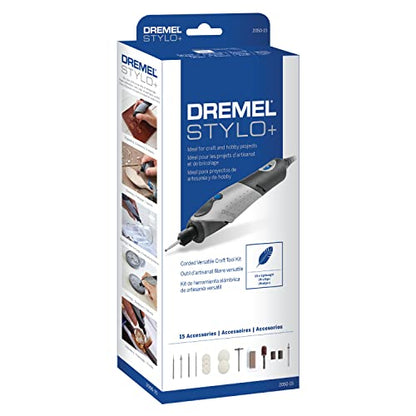 Dremel Stylo+ 2050-15 Rotary Tool Kit with 15 Accessories, Engraving Pen - size: 15-Piece Kit