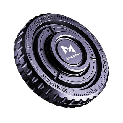 2-in-1 Metal Fidget Spinner & Magnetic Slider - style: Sniper, Industrial Minimalism, Executive & Professional Style, Hardcore EDC & Mechanical Aesthetic