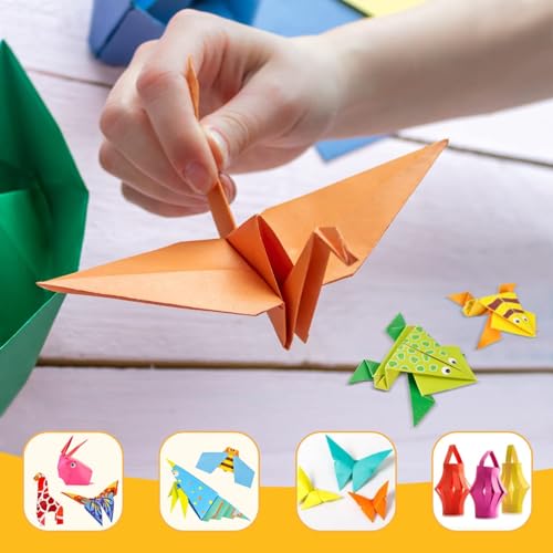 Pigipigi Kids Craft Origami Paper | 230 Pcs Origami Kit for Kids Ages 5-12