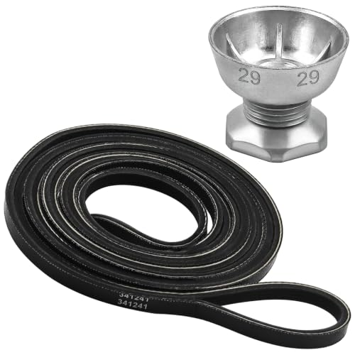8066184 Dryer Motor Pulley & 341241 Dryer Drum Belt