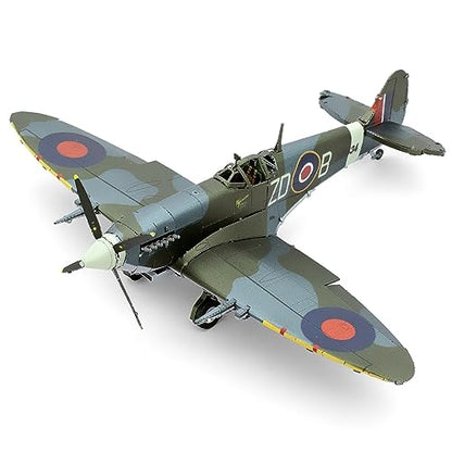 Metal Earth Supermarine Spitfire Color 3D Metal Model Kit Fascinations - style: Retro" or "Classic